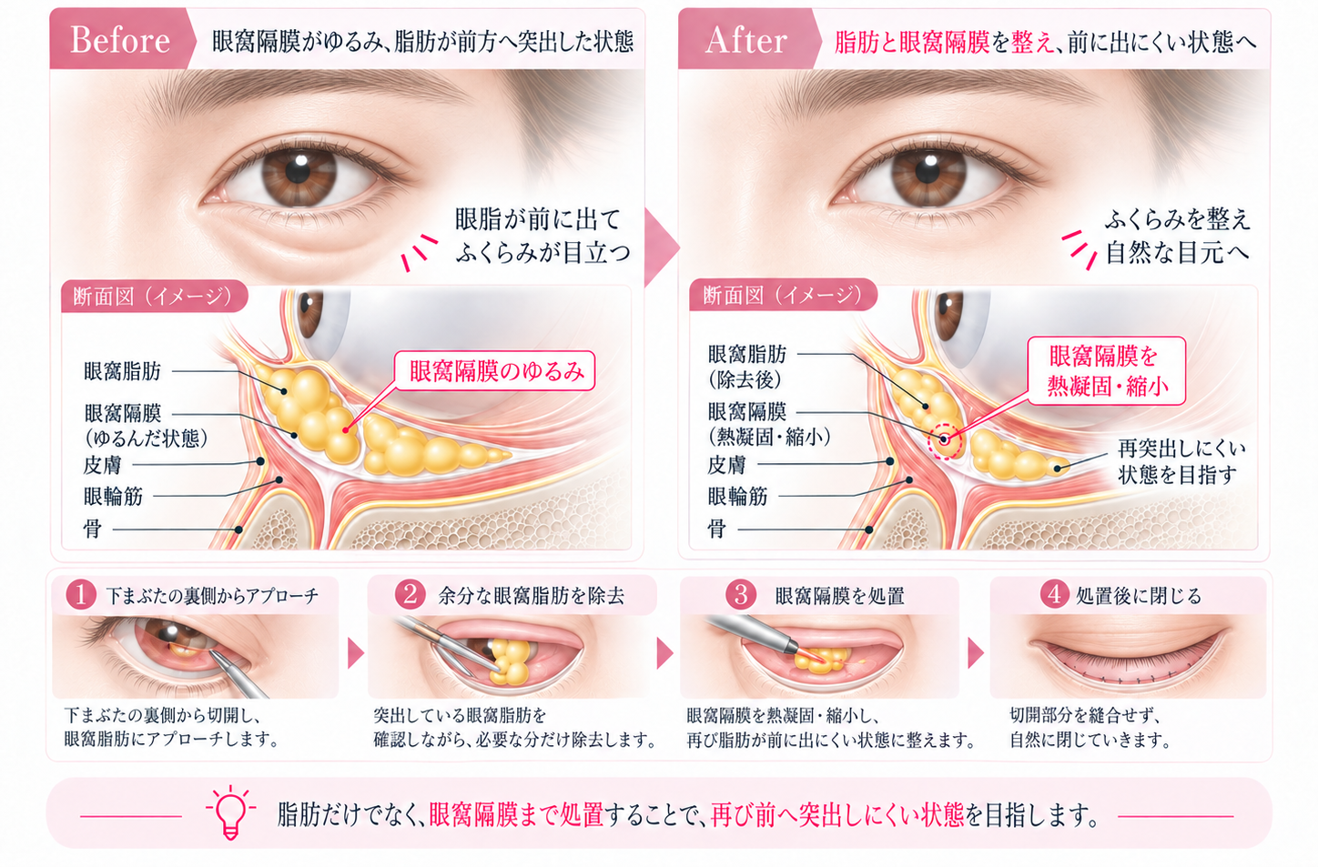 眼窩脂肪ケア