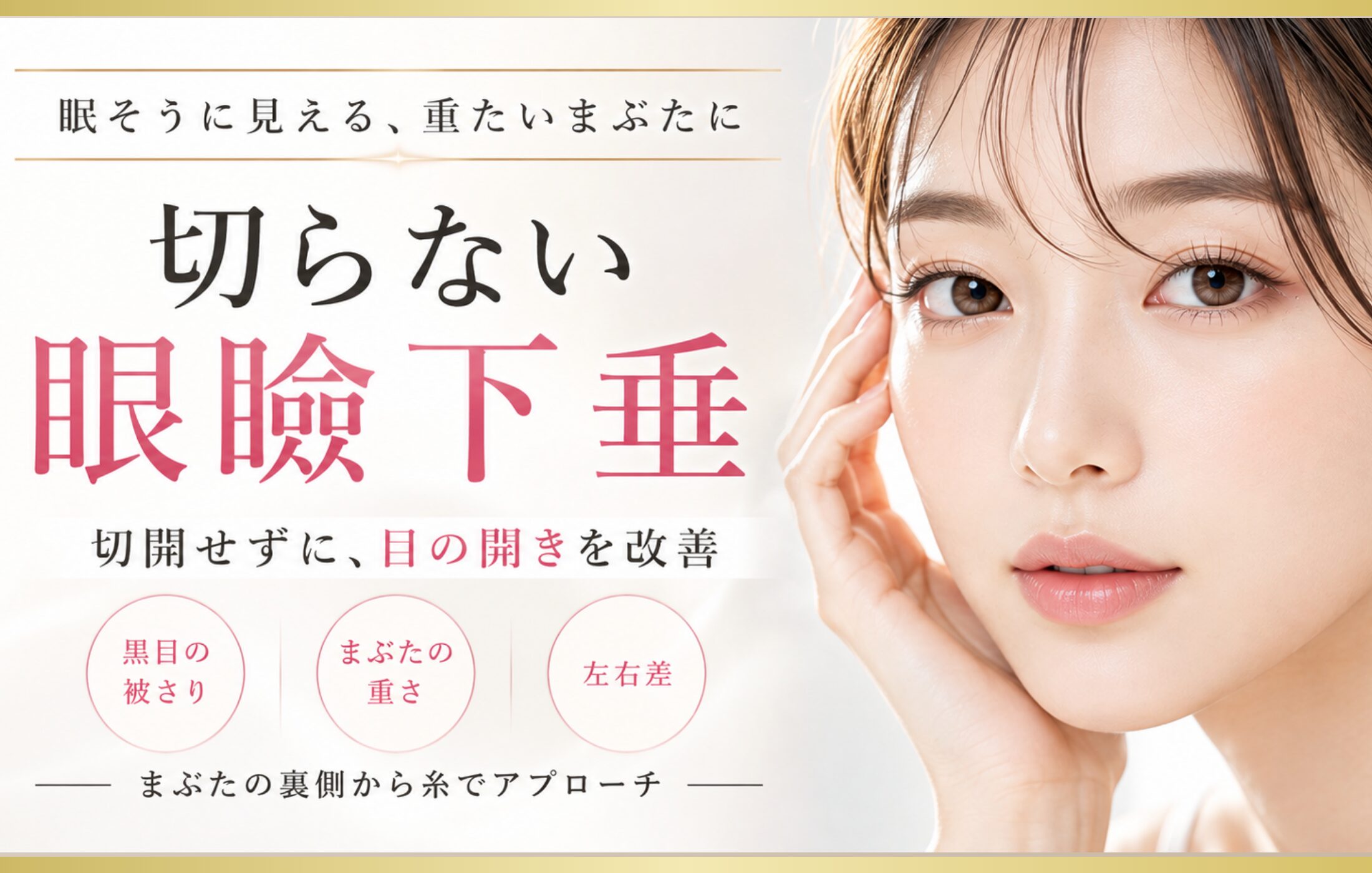 切らない眼瞼下垂