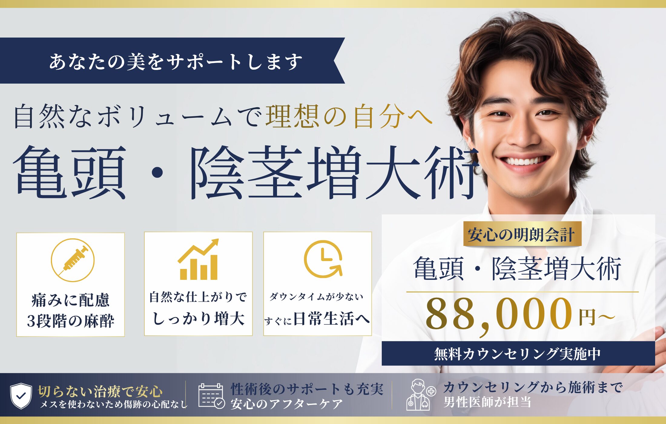亀頭増大・陰茎増大